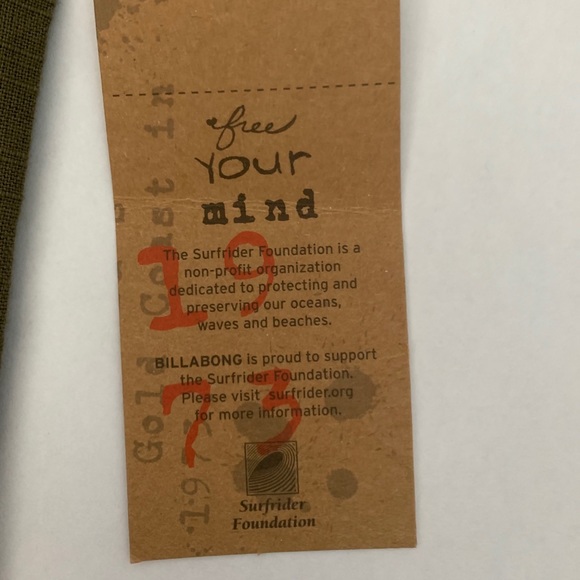 Billabong J502PMIL ARMY GRN Button Down - Picture 9 of 12